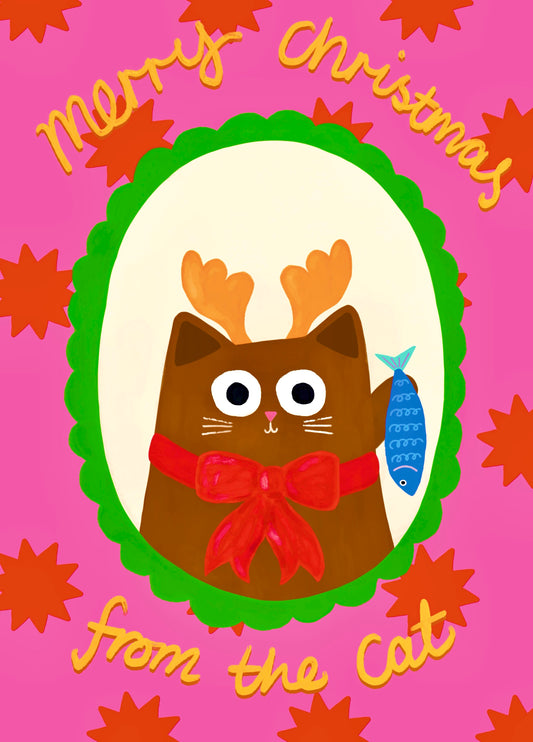Merry Christmas From The Cat