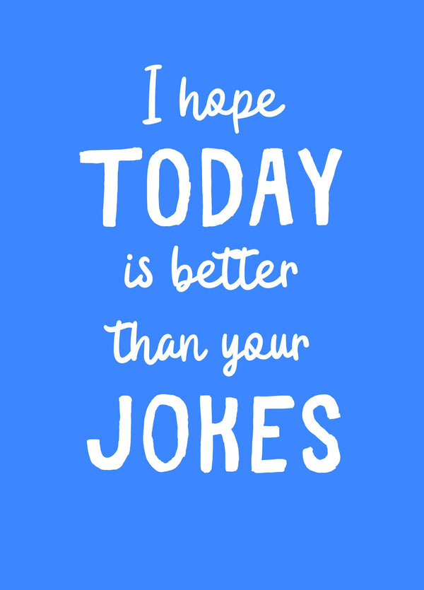 Shit Jokes Card