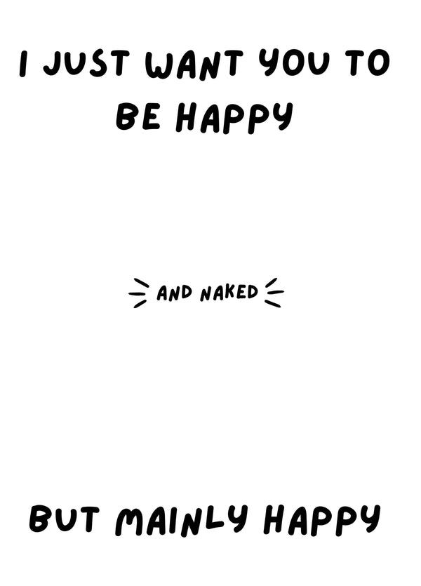 Get Naked Valentine's Card