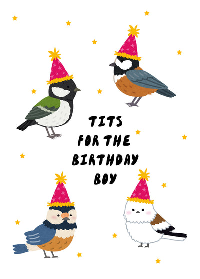 Tits For The Birthday Boy Card