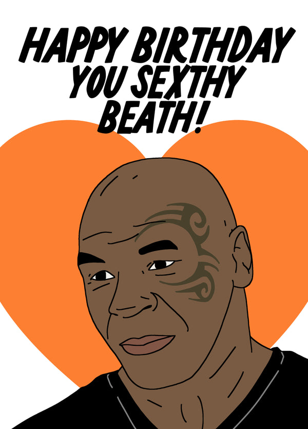 Funny Mike Tyson Birthday Card