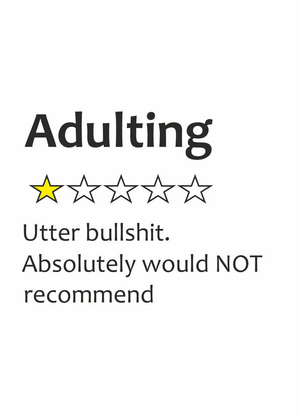 Adulting Card