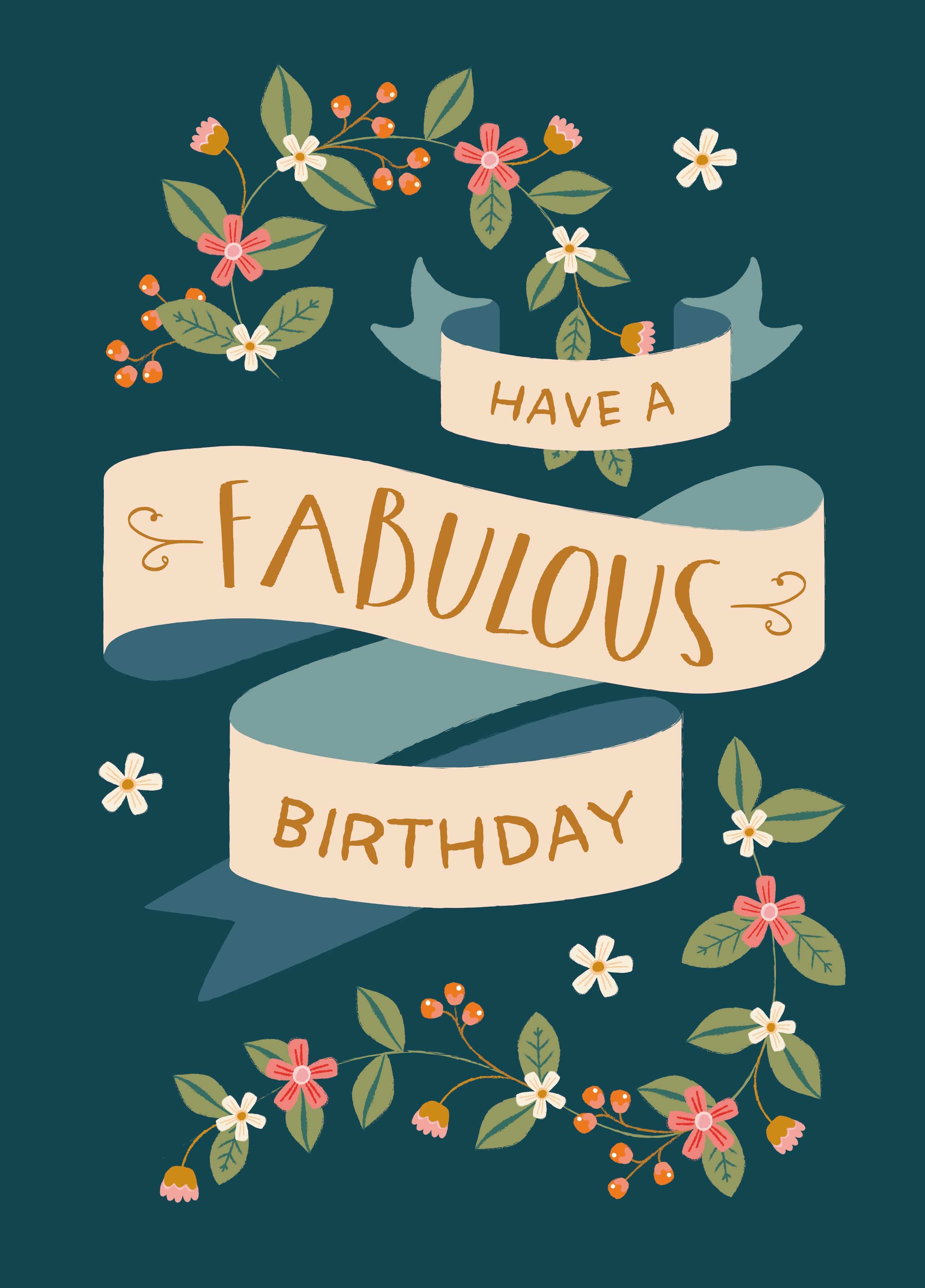Have A Fabulous Birthday Card – Scribbler Cards &amp; Gifts