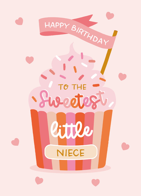 Birthday Cupcake For Your Niece Card