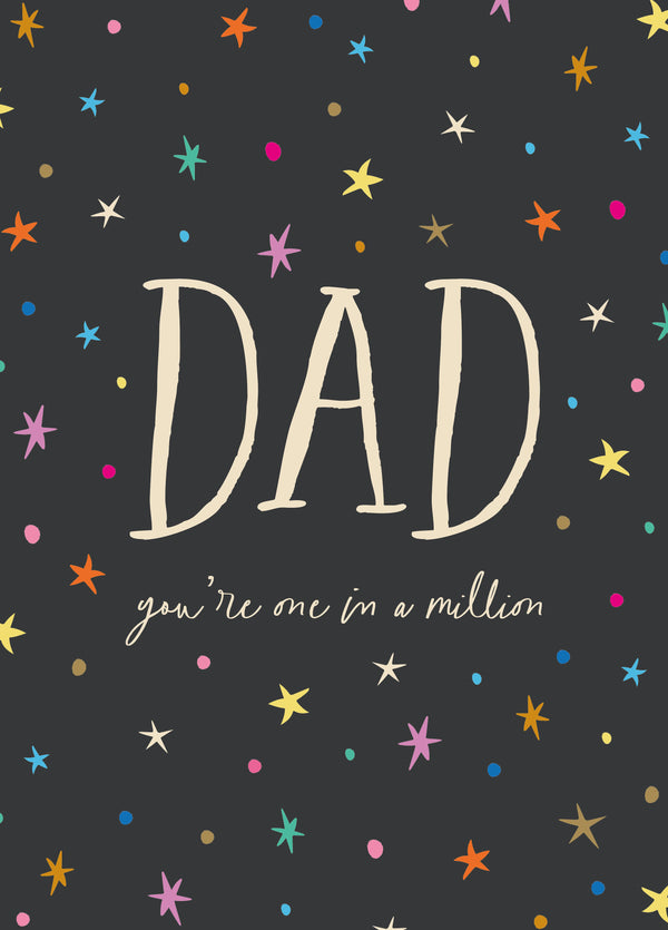 One In A Million Dad Card