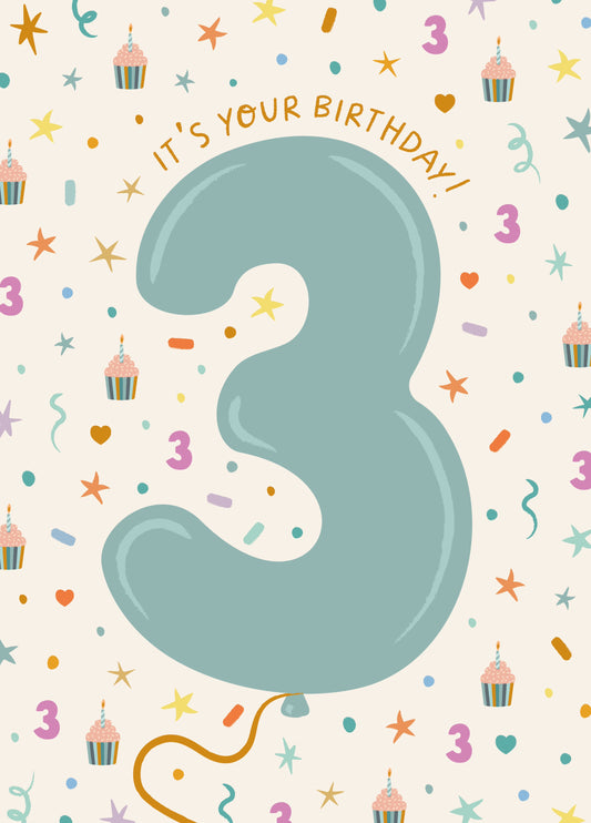 Happy 3 Years Birthday Boy!