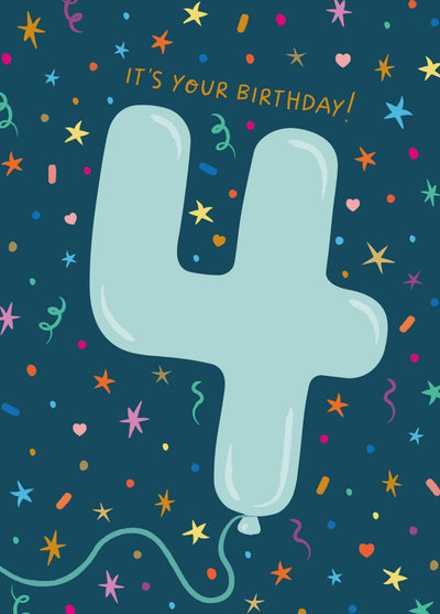 Happy 4 Years Birthday Boy!