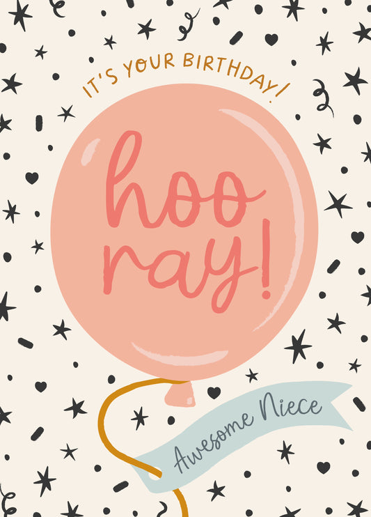 Birthday Balloon For An Awesome Niece