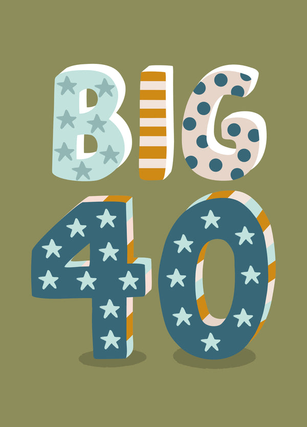 Big 40! Card