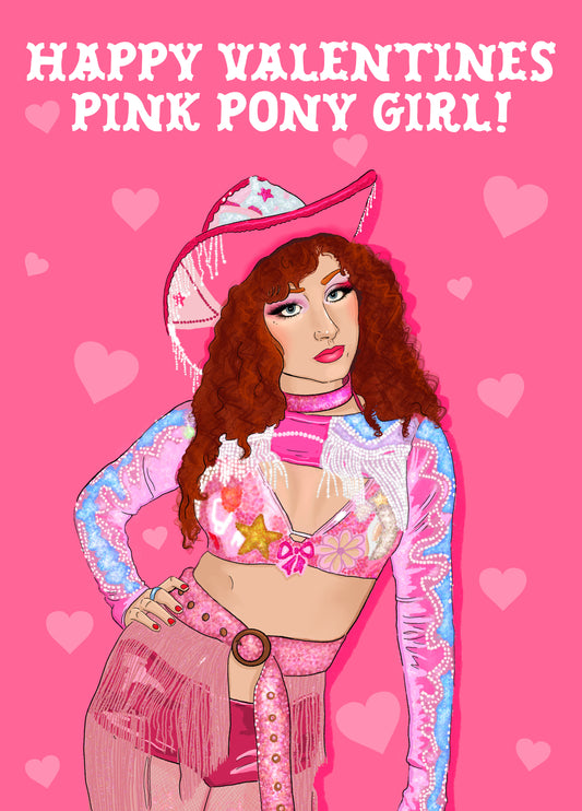 Pink Pony Valentines
