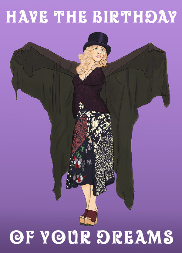 Stevie Nicks Birthday Card