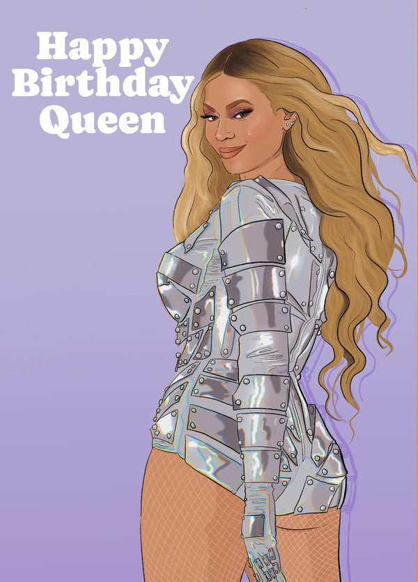 Beyonce Queen Card