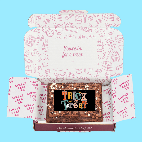Trick or Treat Brownie Slab