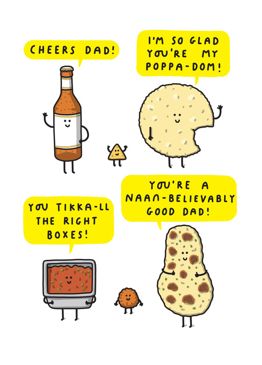 I'm So Glad You're My Poppa-dom Card