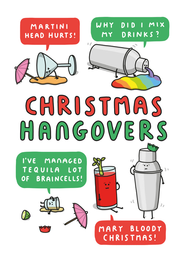 Christmas Hangovers Card