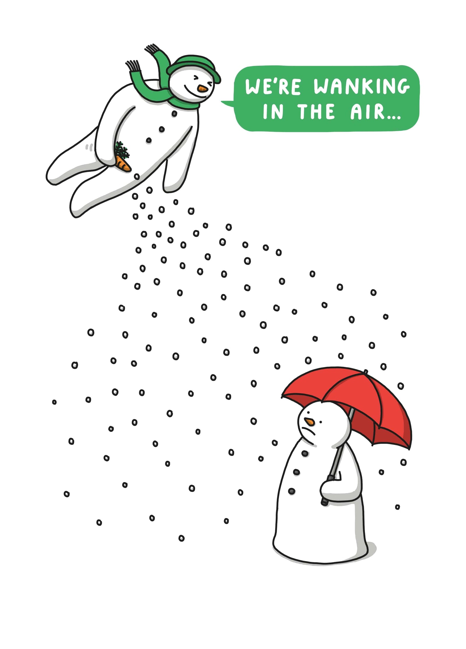 We're Wanking In The Air! Card