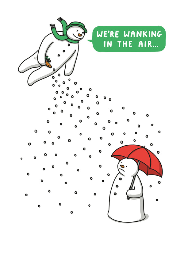 We're Wanking In The Air! Card