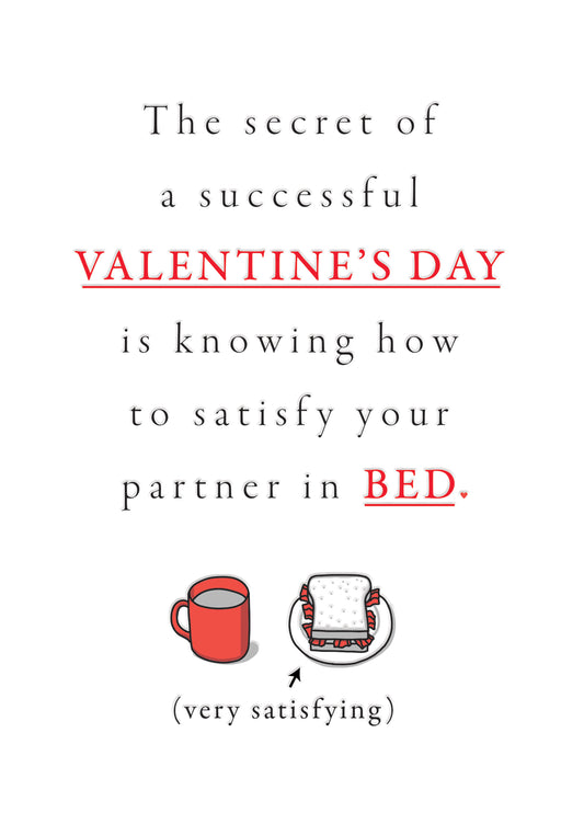How To Satisfy Your Partner In Bed Card