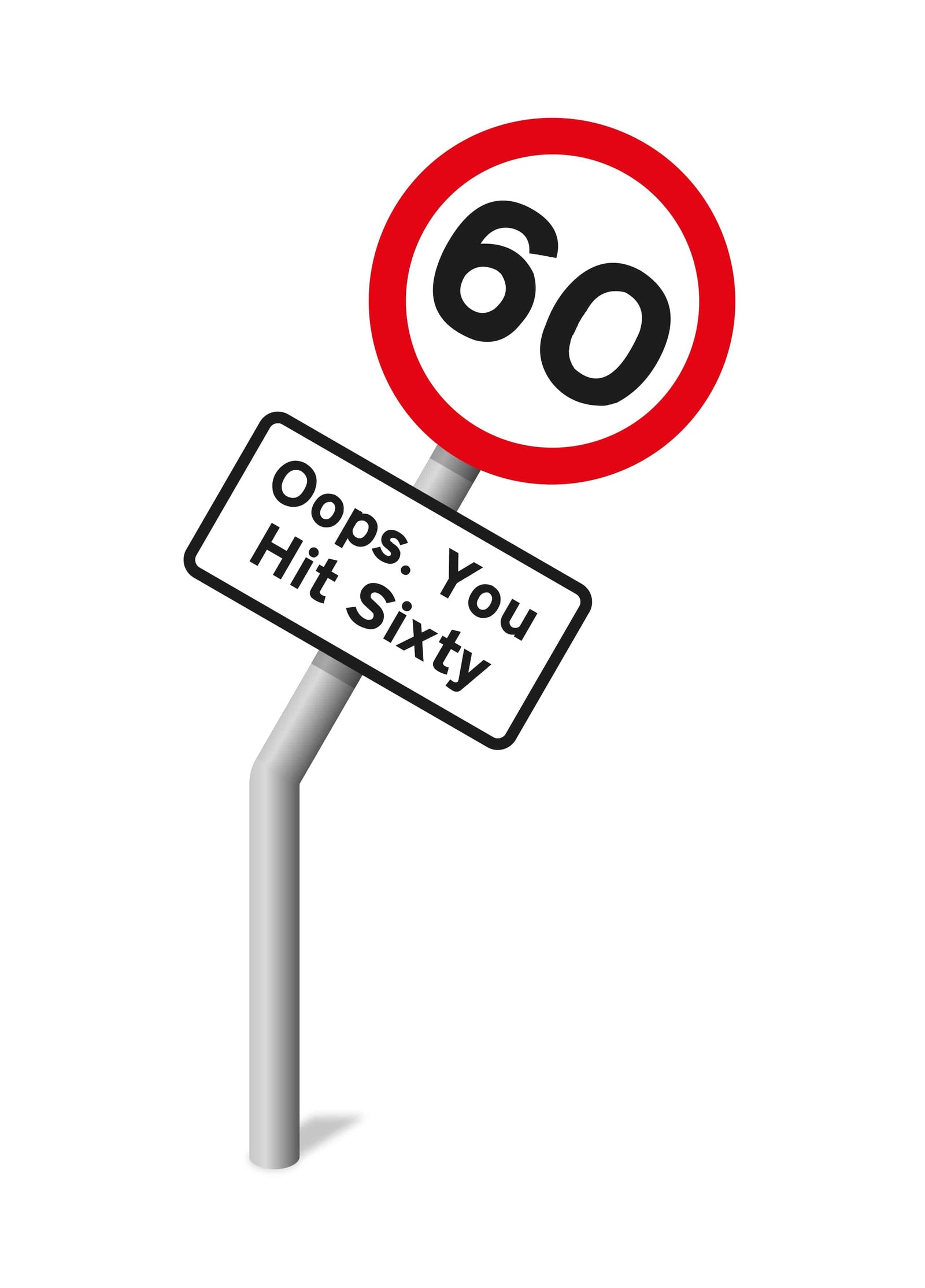 Oops You Hit Sixty Card