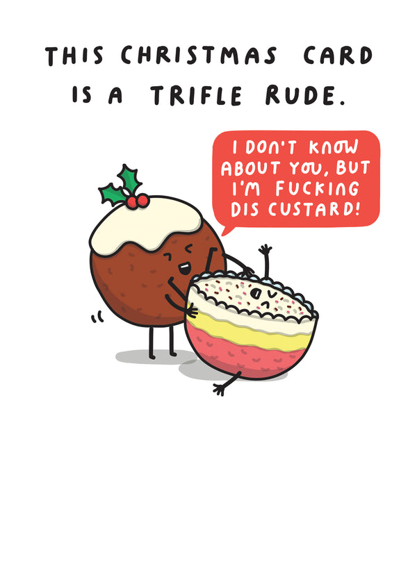 This Christmas Card Is A Trifle Rude
