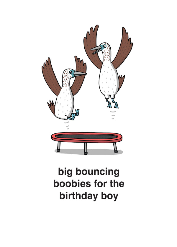 Big Bouncing Boobies For The Birthday Boy