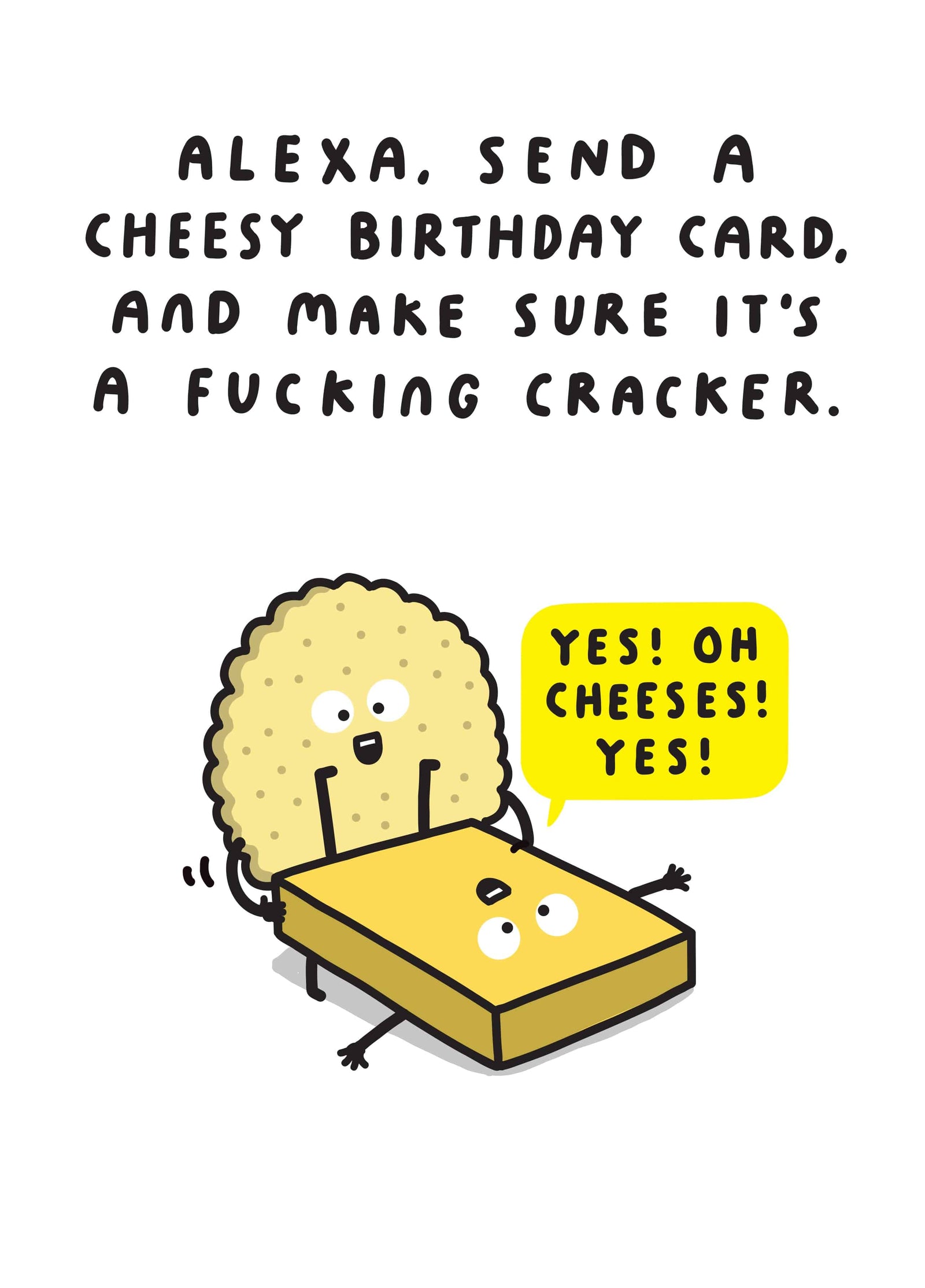 Make Sure It's A Fucking Cracker! Funny Birthday Card