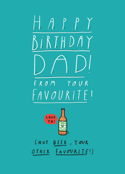 Happy Birthday Dad Card