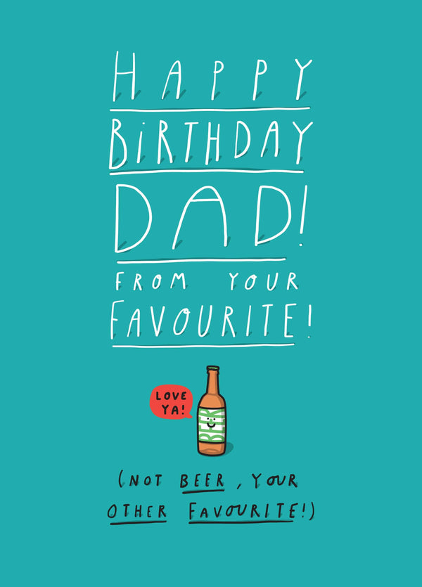Happy Birthday Dad Card
