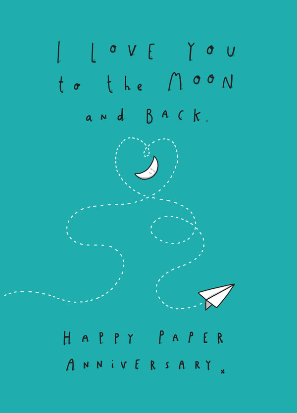 Happy Paper Anniversary Card