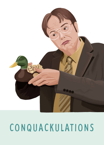 Conquackulations Card