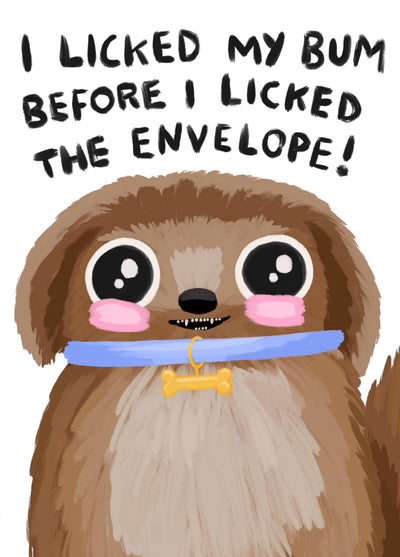 Cheeky Dog Card