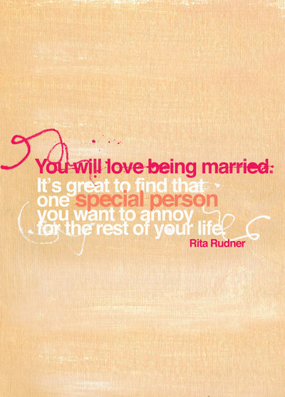 Love Being Married Card