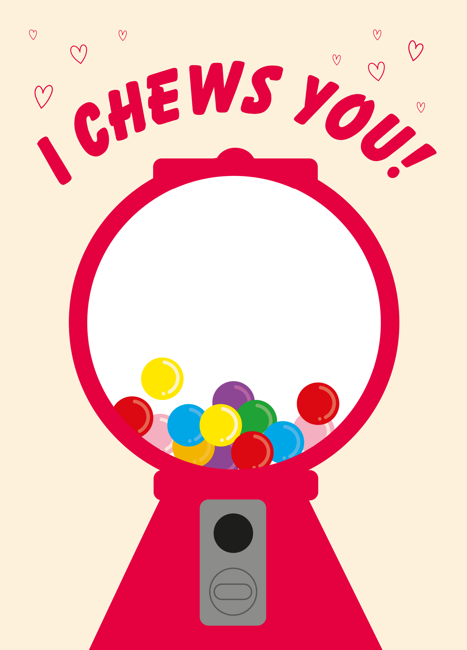 I Chews You Photo Card