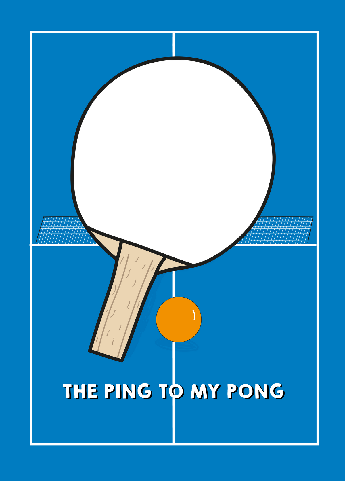 Ping To My Pong Photo Card