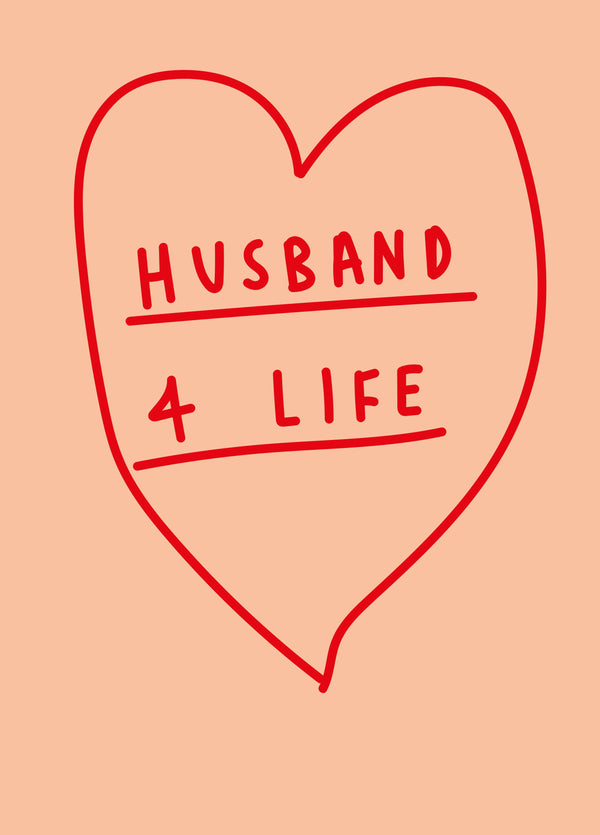 Husband 4 Life Card