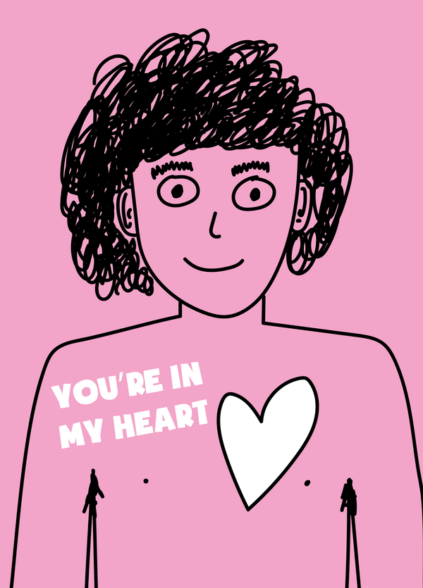 You're In My Heart Photo Card