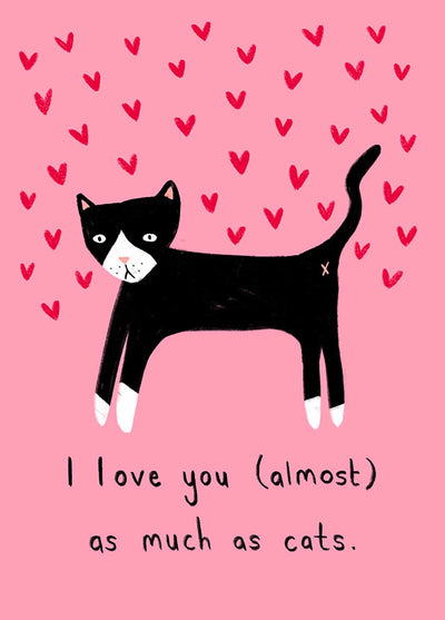 Almost As Much As Cats Card