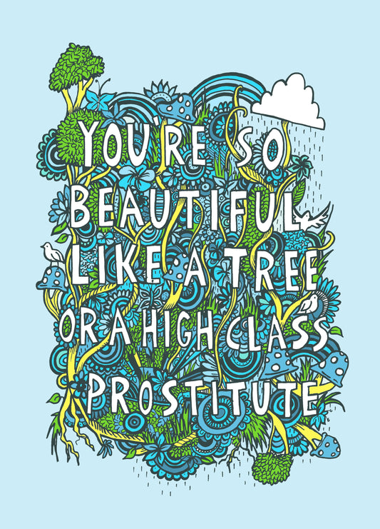 You're So Beautiful Card