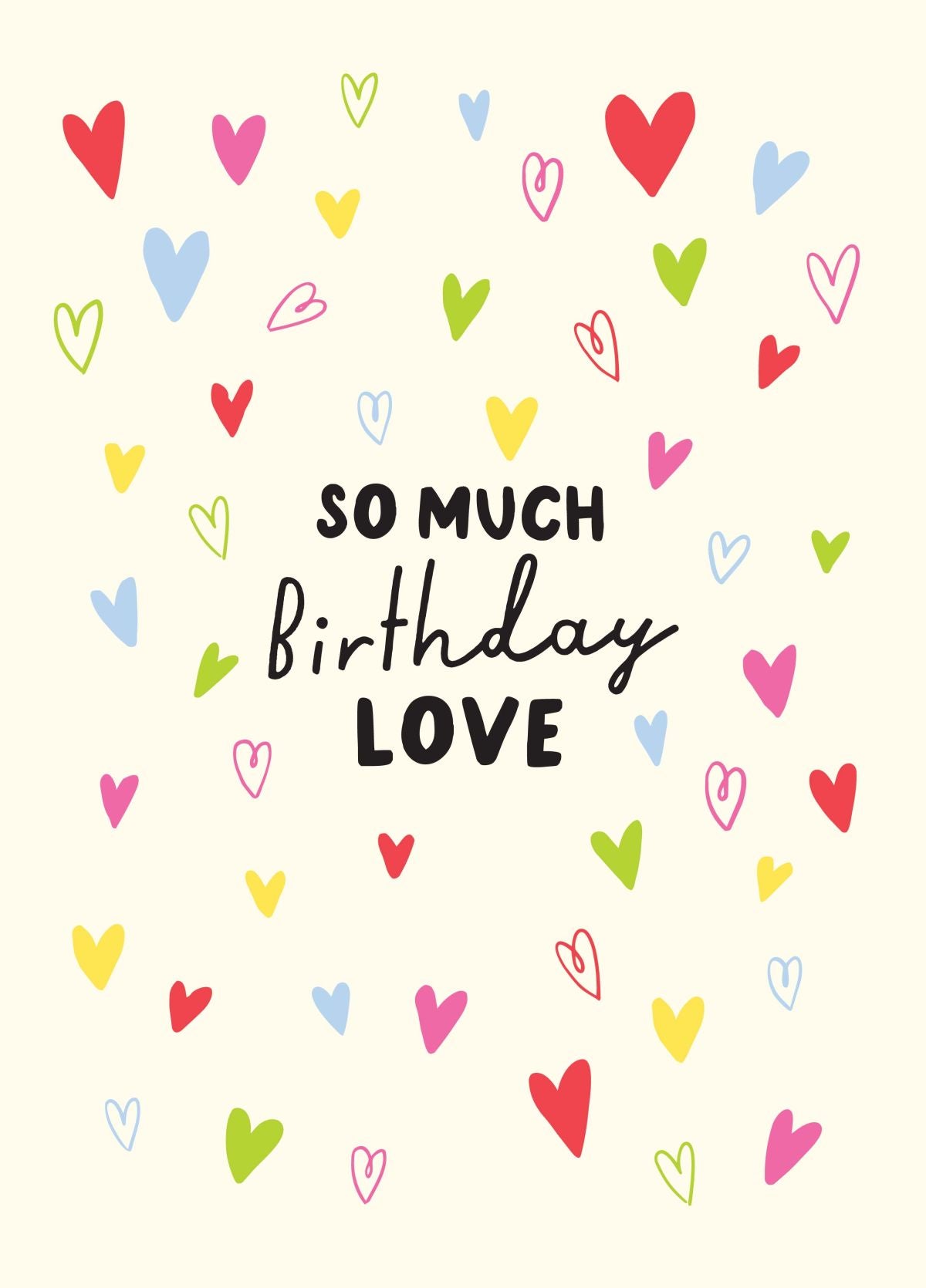 So Much Birthday Love Card