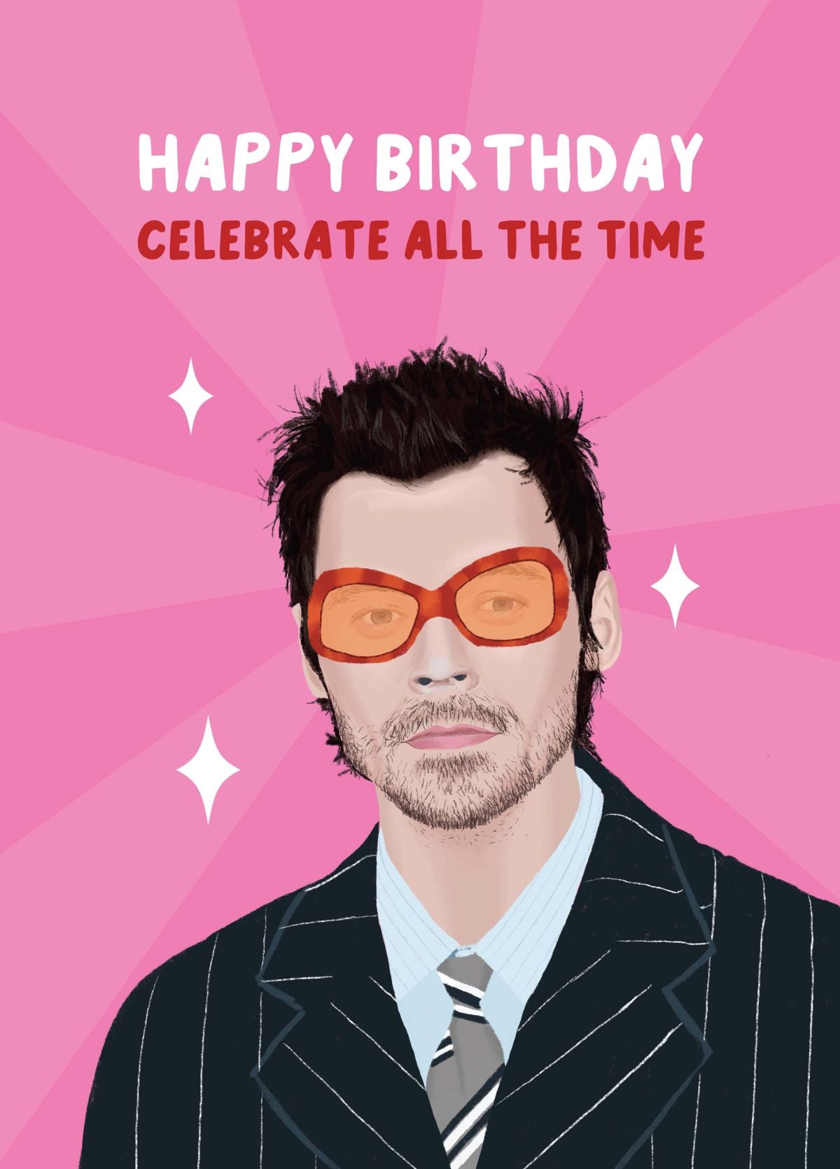 Harry Styles Celebrate All The Time Card