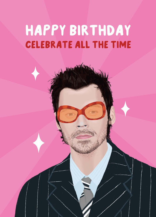 Harry Styles Celebrate All The Time Card