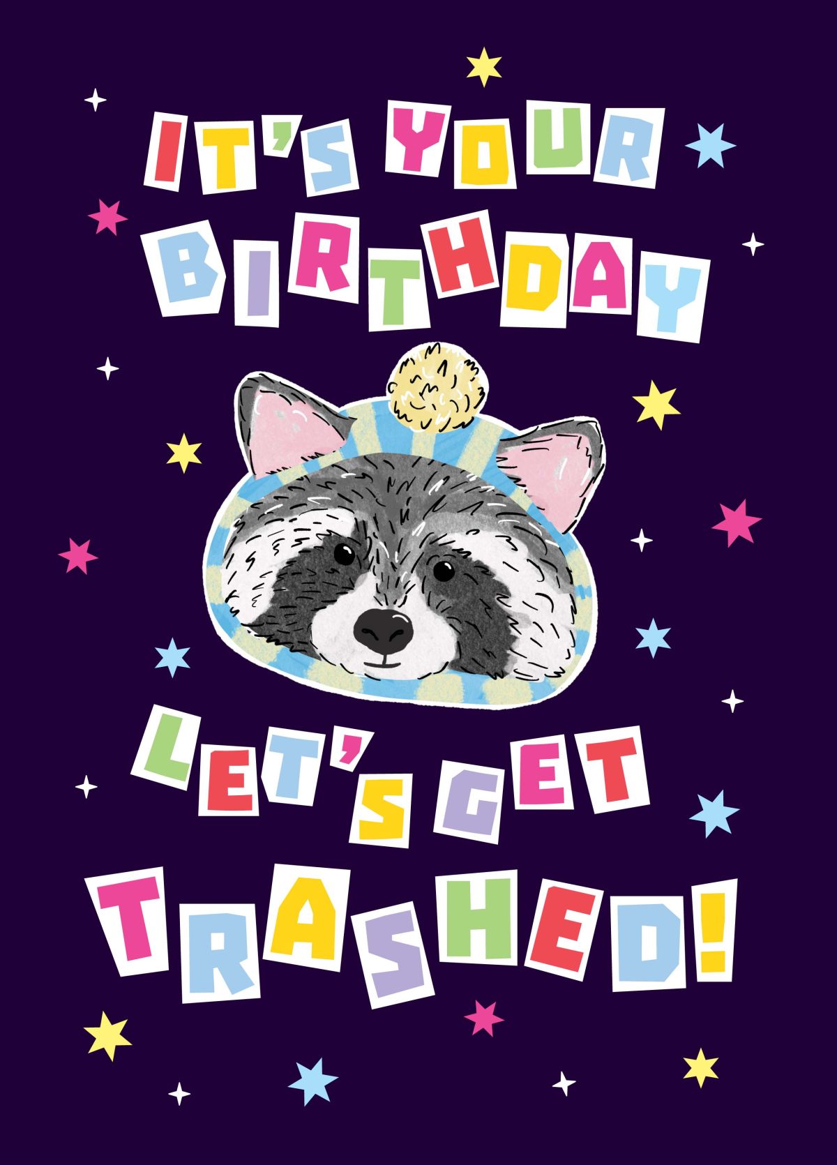 Let’s Get Trashed Card