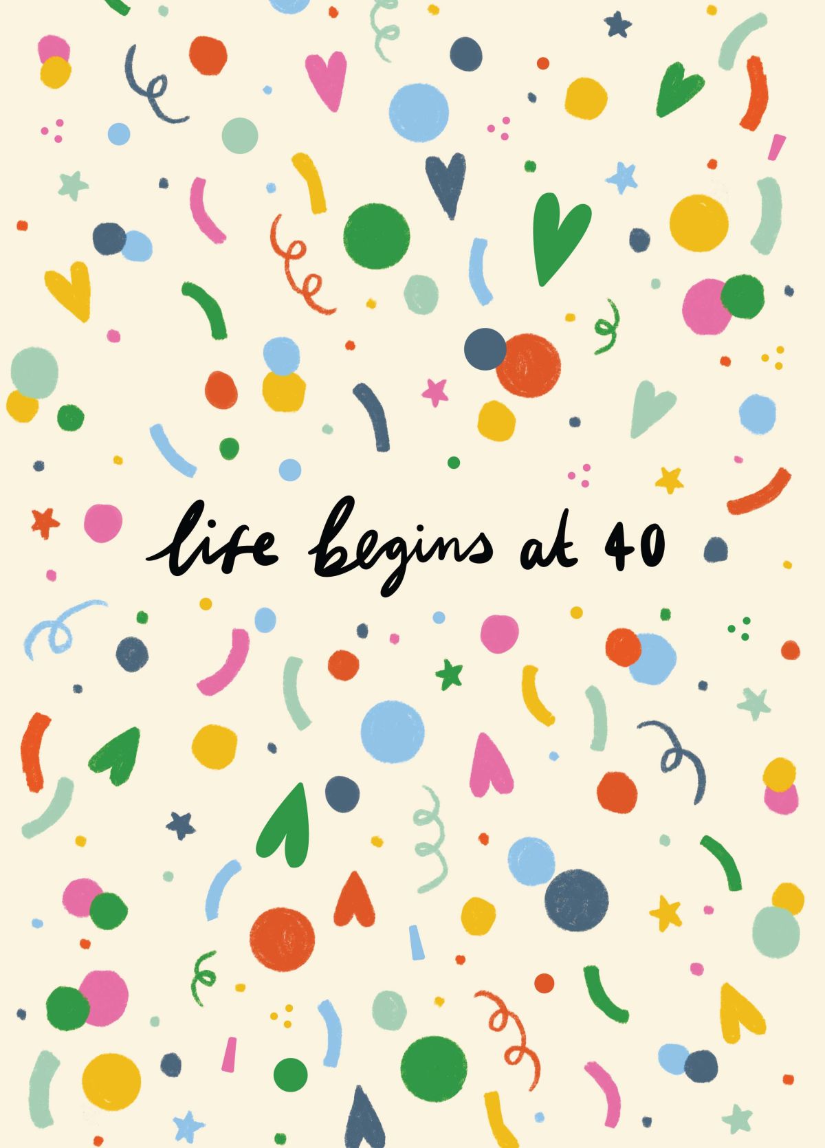 Life Begins At 40 Card