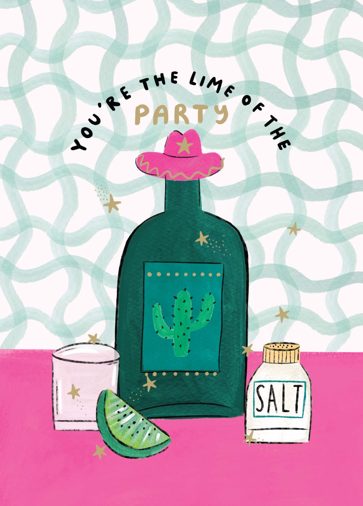 Lime Of The Party Card