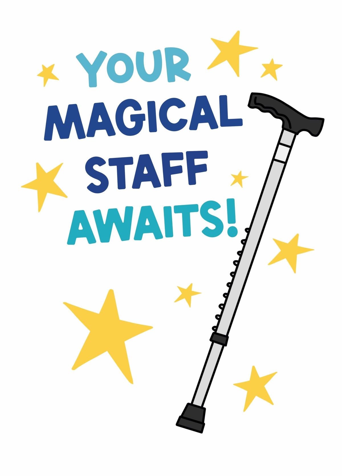 Magical Staff Card