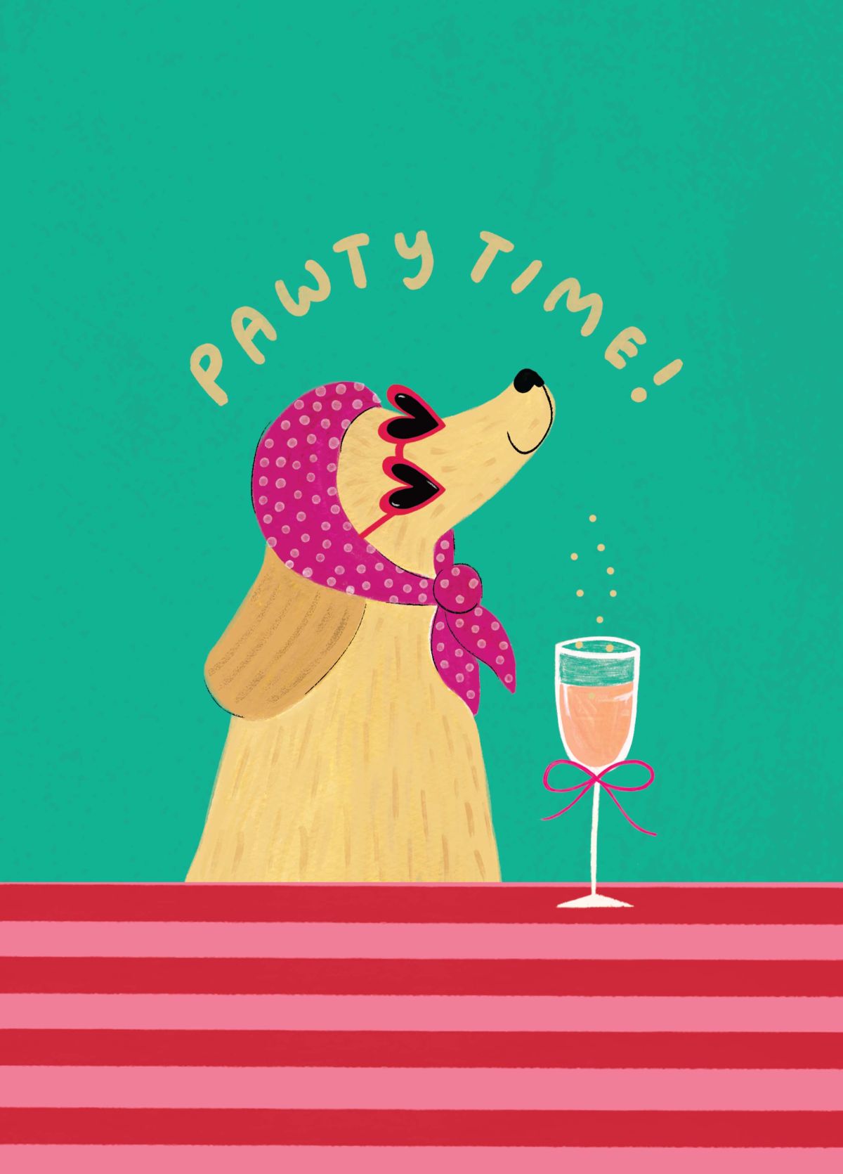 Pawty Time Card