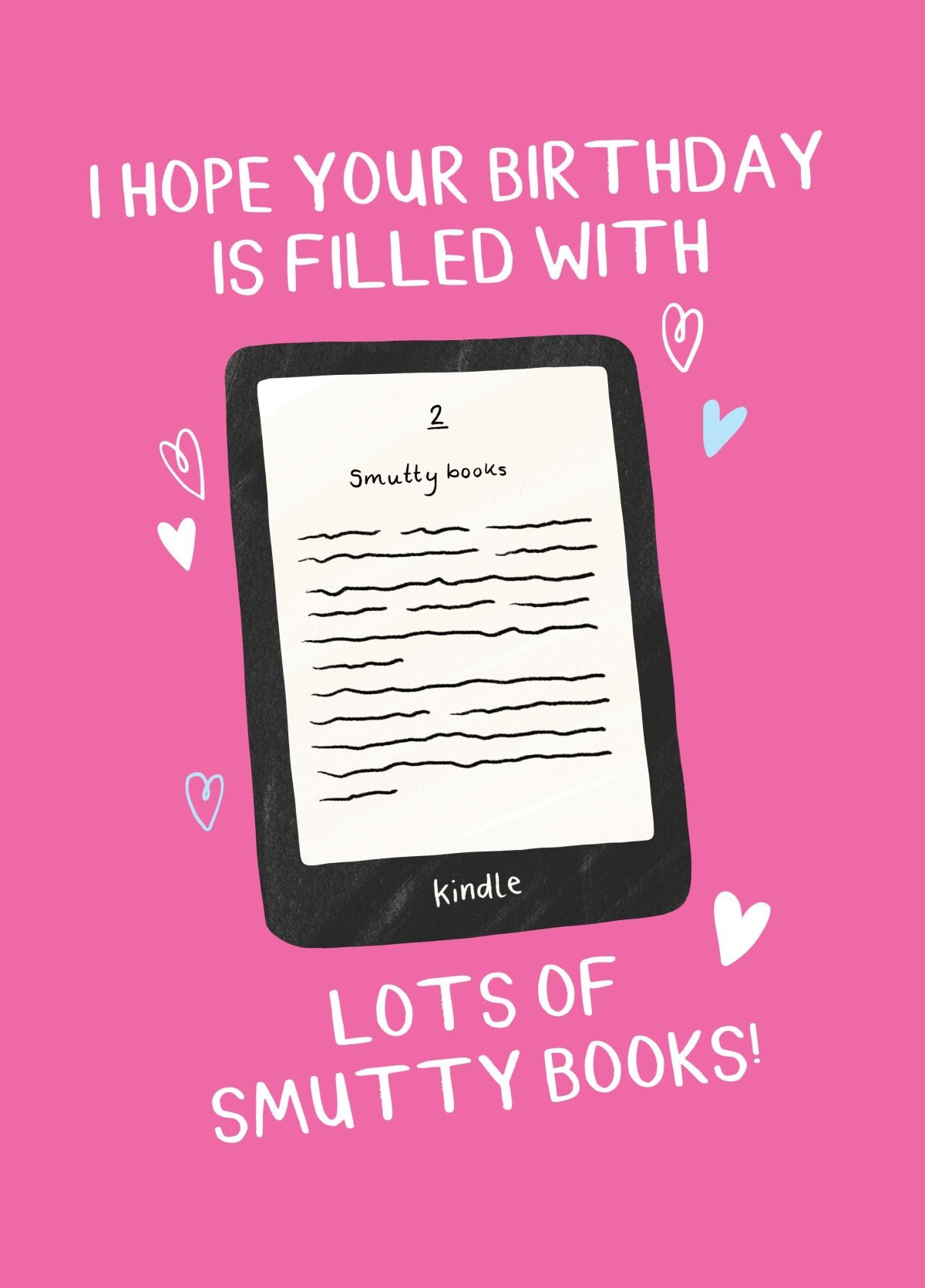 Smutty Books Kindle Card