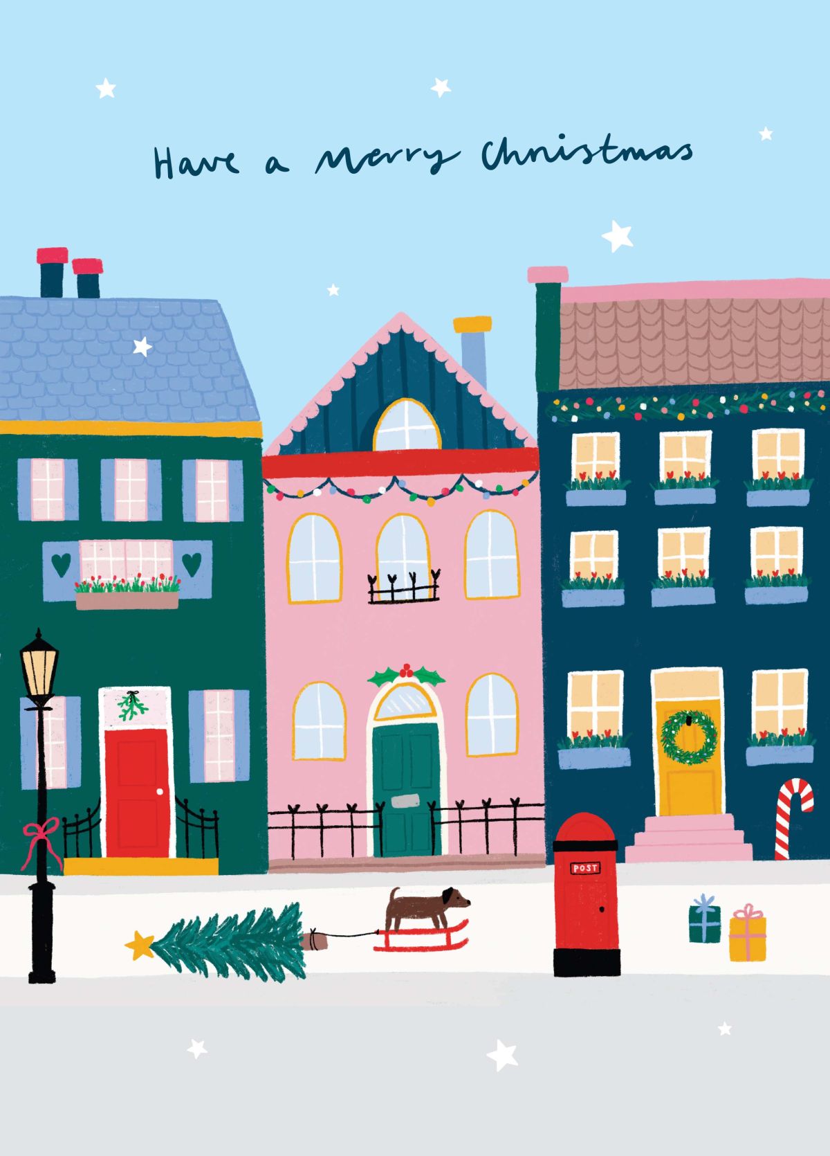 Christmas House Scene