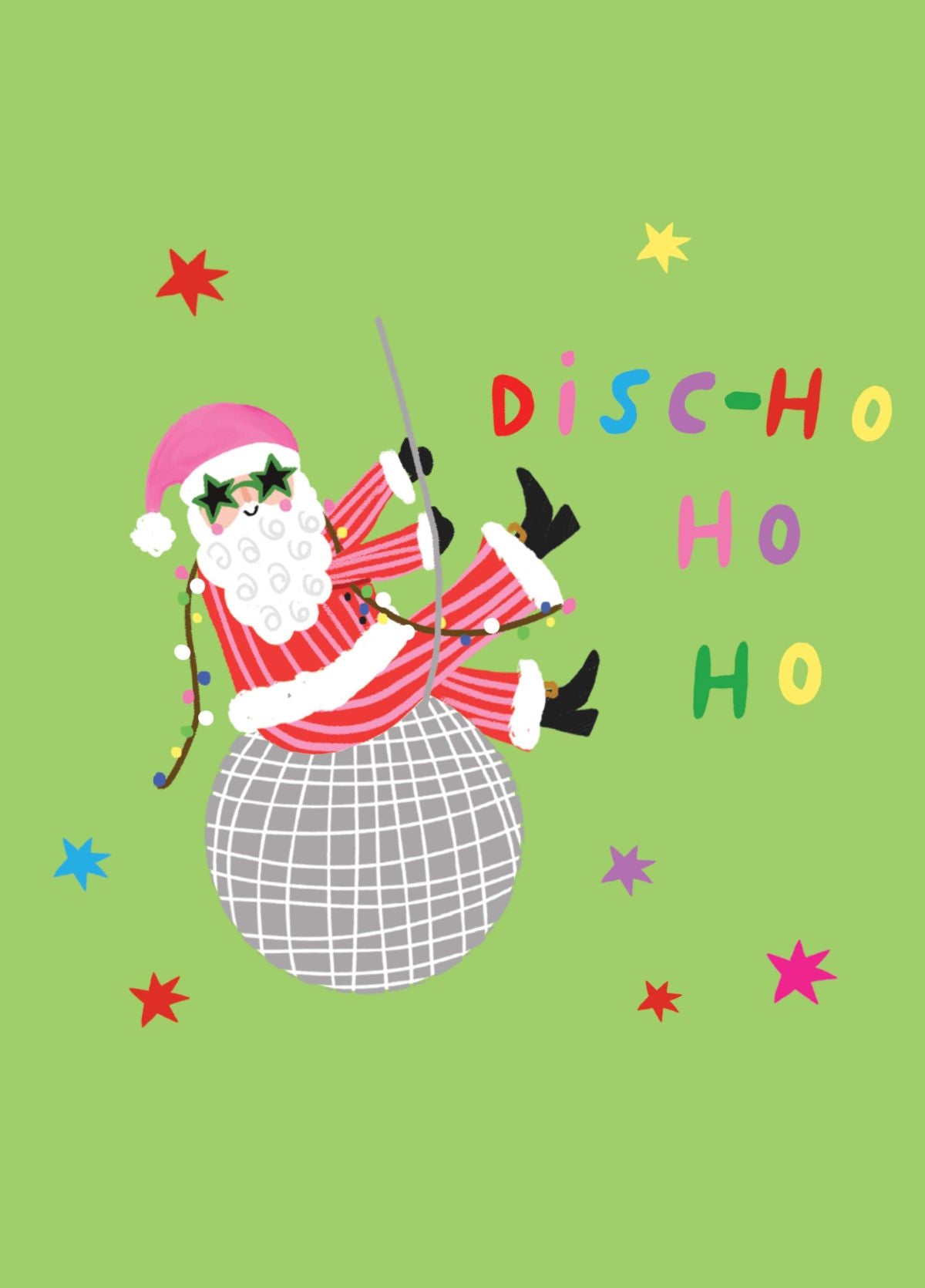 Disc-ho-ho-ho Card