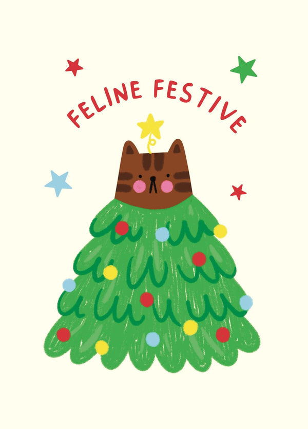Feline Festive Card